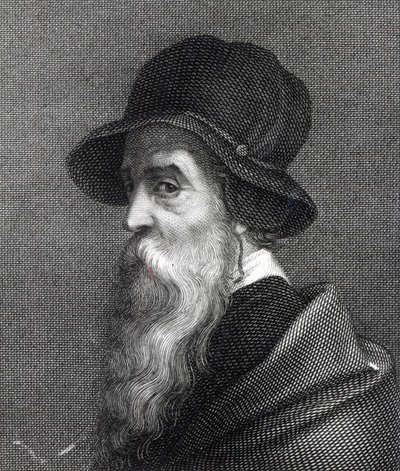 Benvenuto Cellini, Engraved by Franz Erich Moritz Steinla by Giorgio Vasari